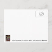 Een zeer respectabele rat briefkaart (Achterkant)