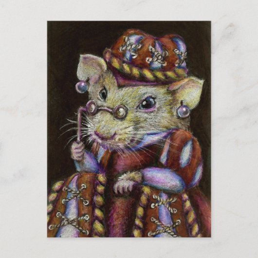 Een zeer respectabele rat briefkaart (Voorkant)