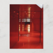 Een zeer rode Hallway Briefkaart (Voorkant)