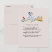 Een zeer slechte doggie, gedicht en tekening briefkaart (Voorkant / Achterkant)