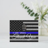 EEN ZEER SPECIALE BEDANK U STEUNT POLITIEKE BRIEFK BRIEFKAART (Staand voorkant)