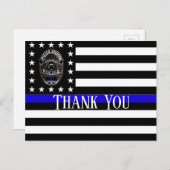 EEN ZEER SPECIALE BEDANK U STEUNT POLITIEKE BRIEFK BRIEFKAART (Voorkant / Achterkant)