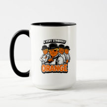 Een zeer sterk oranje – Trump-cartoonparodie
