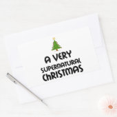 EEN ZEER SUPERNATUURLIJKE CHRISTMAS RECHTHOEKIGE STICKER (Envelop)