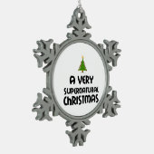 EEN ZEER SUPERNATUURLIJKE CHRISTMAS TIN SNEEUWVLOK ORNAMENT (Links)