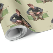 Een zeer trieste zwerver cadeaupapier (Rol Hoek)