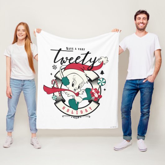 Een zeer TWEETY™-feestdag Fleece Deken (In situ)