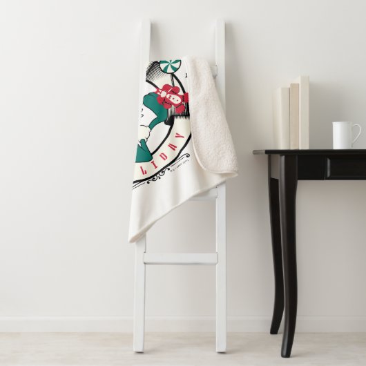 Een zeer TWEETY™-feestdag Sherpa Deken (In situ)