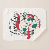 Een zeer TWEETY™-feestdag Sherpa Deken (Voorkant (horizontaal))