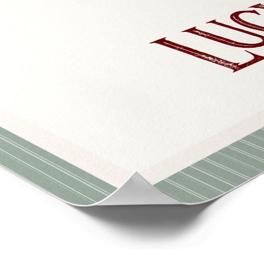 Een zeer vrolijk Baby shower welkom teken Poster (Hoek)