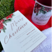 Een zeer vrolijk kerst klassiek feest kaart