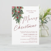 Een zeer vrolijk kerstfeest moderne Kerstmis Kaart (Staand voorkant)