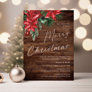 Een zeer vrolijk kerstfeest viering rustiek kaart