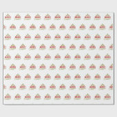 Een zeer vrolijk kerstinpakpapier cadeaupapier (Vlak)