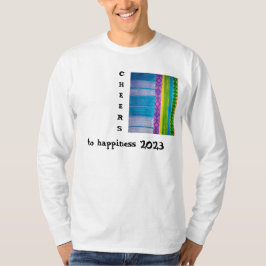 Een zeer vrolijk nieuw jaar 2023 kleuren T-Shirt