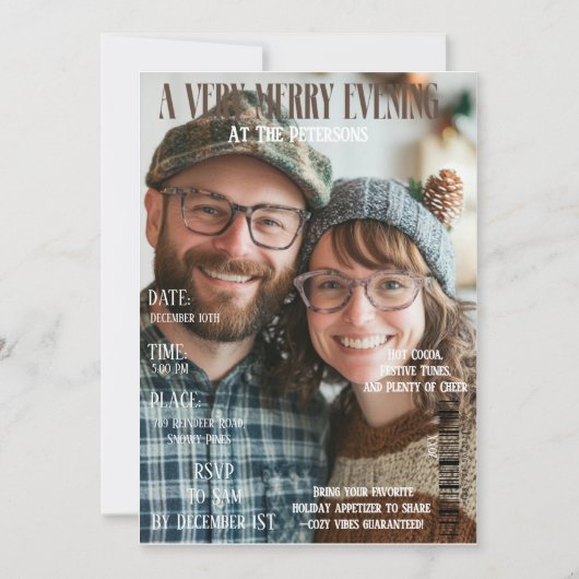 Een zeer vrolijke avond magazine Hoesje foto Kaart (Voorkant)