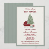 Een zeer vrolijke Baby shower uitnodiging (Voorkant / Achterkant)