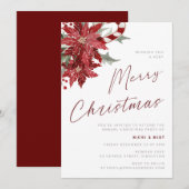 Een zeer vrolijke kerst feest bloem Snoep Cain Kaart (Voorkant / Achterkant)