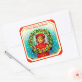 Een zeer vrolijke kerst Sticker (Envelop)