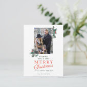 Een zeer vrolijke kerstkaart (Staand voorkant)