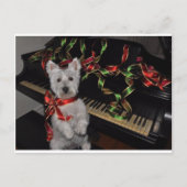 Een zeer weelderige kerst feestdagenkaart (Voorkant)