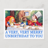EEN ZEER, ZEER VROLIJKE UNBIRTHDAY VOOR JOU! BRIEFKAART (Voorkant)