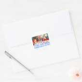 EEN ZEER, ZEER VROLIJKE UNBIRTHDAY VOOR JOU! RONDE STICKER (Envelop)