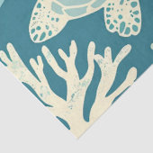 Een Zeeschildpad Serie Design7 Tissuepapier (Detail)