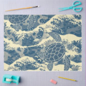 Een Zeeschildpad Serie Design 2 Tissuepapier (Craft)