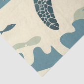 Een Zeeschildpad Serie Ontwerp 3 Tissuepapier (Detail)