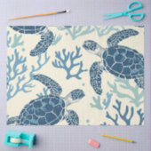 Een Zeeschildpad Serie Ontwerp 5 Tissuepapier (Craft)