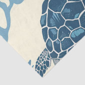 Een Zeeschildpad Serie Ontwerp 5 Tissuepapier (Detail)