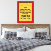 Een zegen, Blagoslov Canvas Afdruk (Insitu (Slaapkamer))