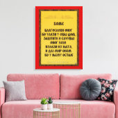 Een zegen, Blagoslov Canvas Afdruk (Insitu (Woonkamer))