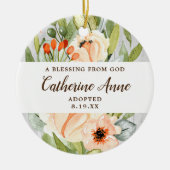 Een zegen van God-persoonlijke adoptie van kindere Keramisch Ornament (Voorkant)