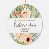 Een zegen van God-persoonlijke adoptie van kindere Keramisch Ornament (Links)