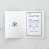 Een zegen van Kerstmis van Militairen Feestdagen Kaart (Binnen)