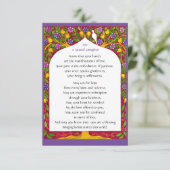 Een zegen voor zorgverleners / platte kaart (Staand voorkant)