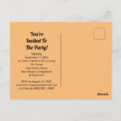 Een ZEGENING Is Vandaag Geboren Retro Vintage Uitn Briefkaart (Achterkant)