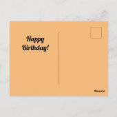 EEN ZEGENING Werd Geboren Vandaag Retro Vintage Ve Briefkaart (Achterkant)