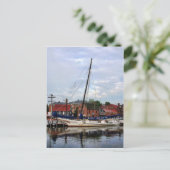 Een zeilboot in Annapolis Harbour Briefkaart (Staand voorkant)