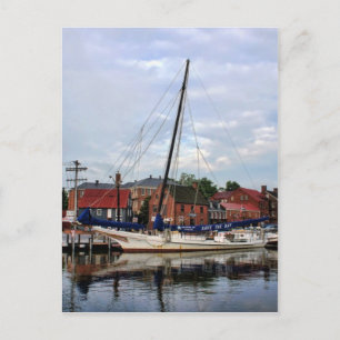 Een zeilboot in Annapolis Harbour Briefkaart