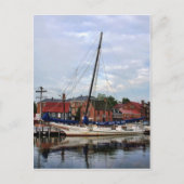 Een zeilboot in Annapolis Harbour Briefkaart (Voorkant)