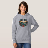 Een zeiler Jerry Beachscape Hoodie (Voorkant volledig)