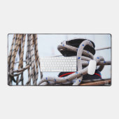Een zeiljacht close up van een lier op een boot. bureaumat (Keyboard & Muis)