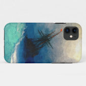 Een zeilschip in een storm Case-Mate iPhone case (Achterkant (horizontaal))