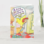 Een zeker teken dat je je Kaart laat zien. (Voorkant)