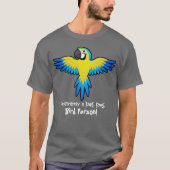Een zeker vogelvolk (ara/papegaai) t-shirt (Voorkant)