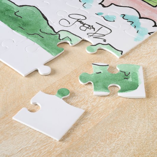 Een zeldzame spotting van de mysterieuze Mailman p Legpuzzel (Zijkant)