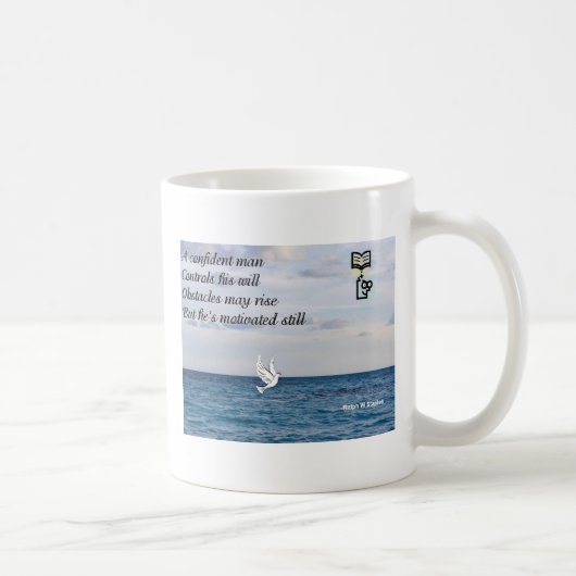Een zelfverzekerd man koffiemok (Rechts)